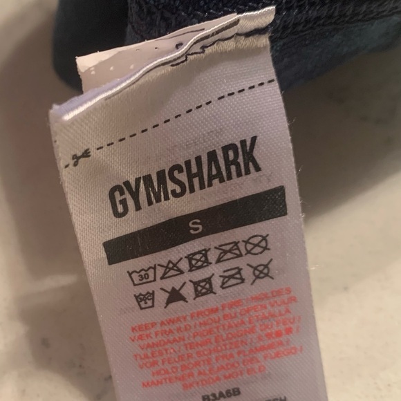 Gymshark Women’s Navy Patterned Leggings - S - Picture 2 of 5